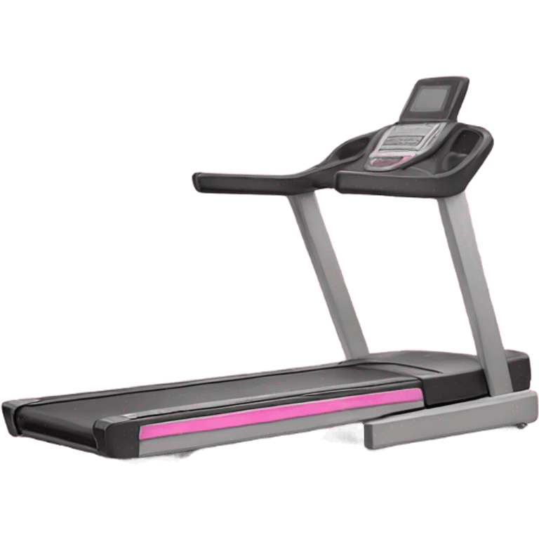 pink treadmill emoji