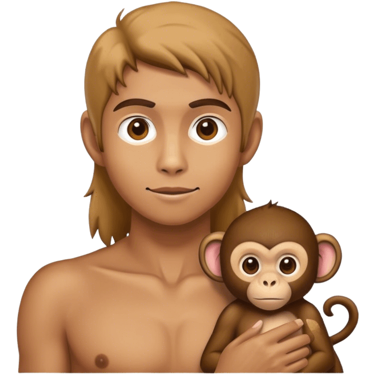 Me and my monkey  emoji