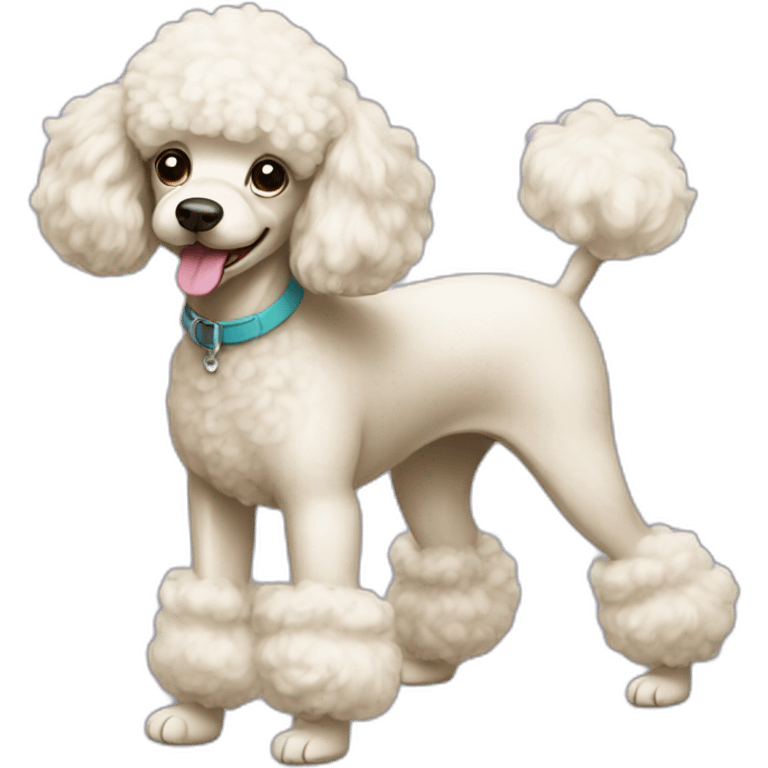 poodle walk emoji