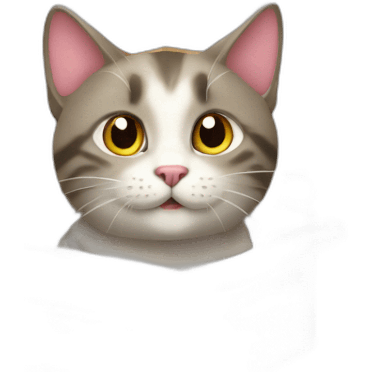 cat from gift box emoji