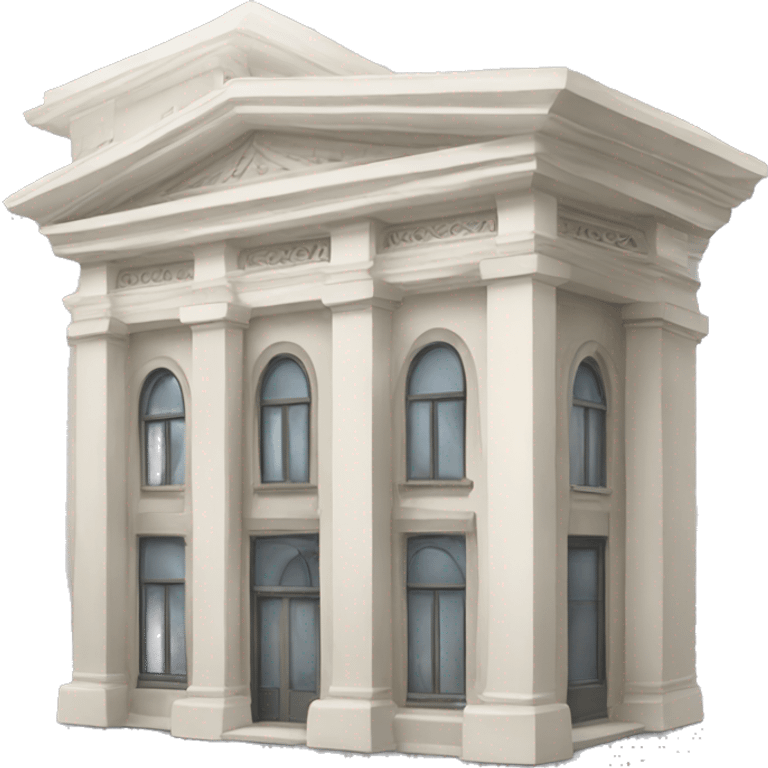 Building with architectural details emoji