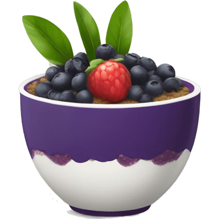 One açai bowl  emoji