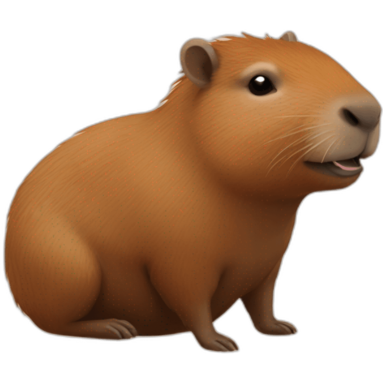 Capybara hearth emoji