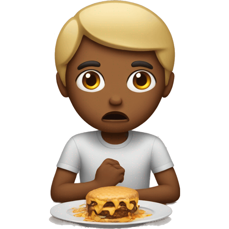 Anxiety eating emoji