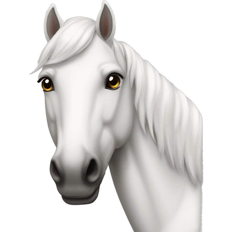 Cavalo branco de asas emoji