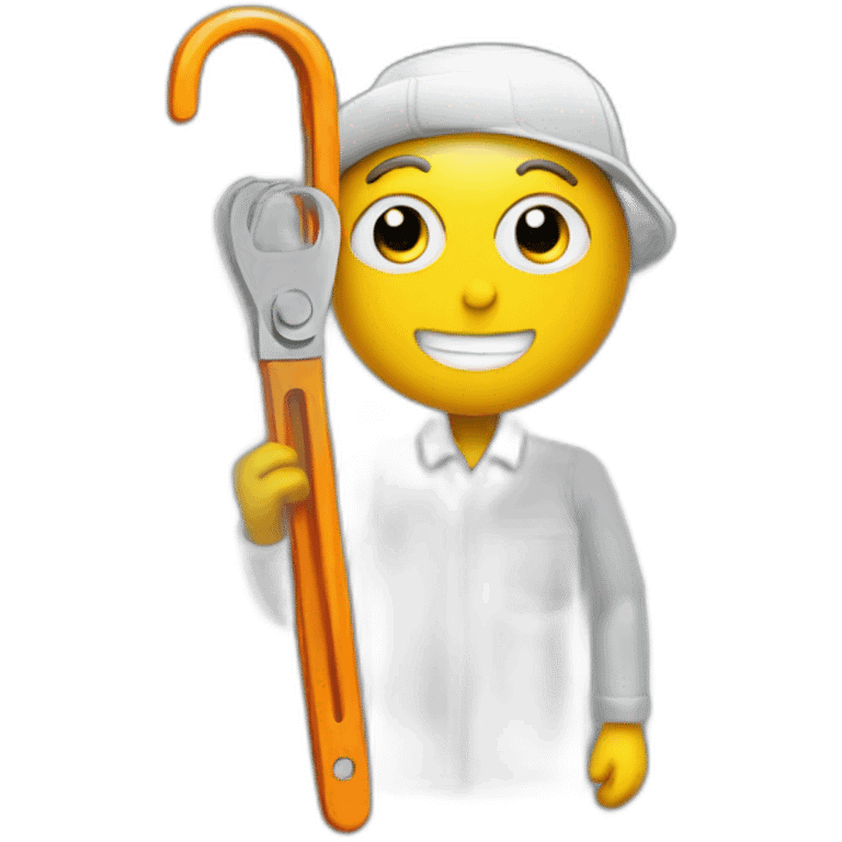 paper clip dressed as a painter emoji