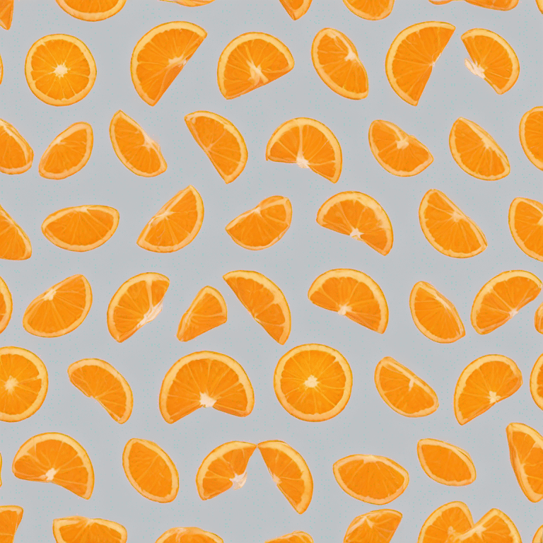 Slice of orange emoji