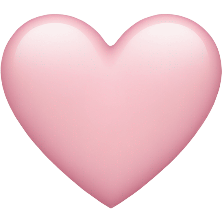 light pink heart emoji