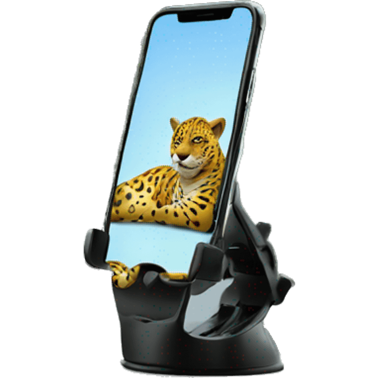 jaguar car phone holder emoji