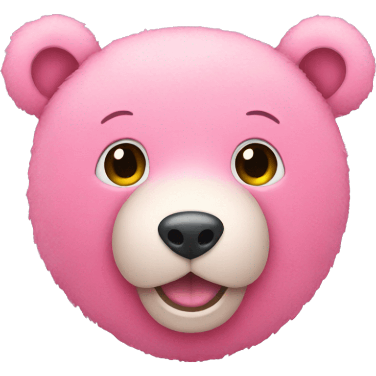 pink teddy bear emoji