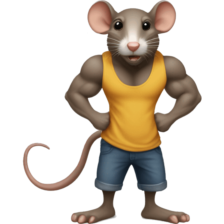 Bogan muscle rat emoji