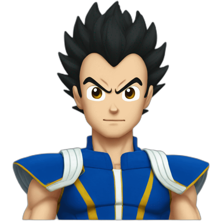 vegeta hair curly emoji