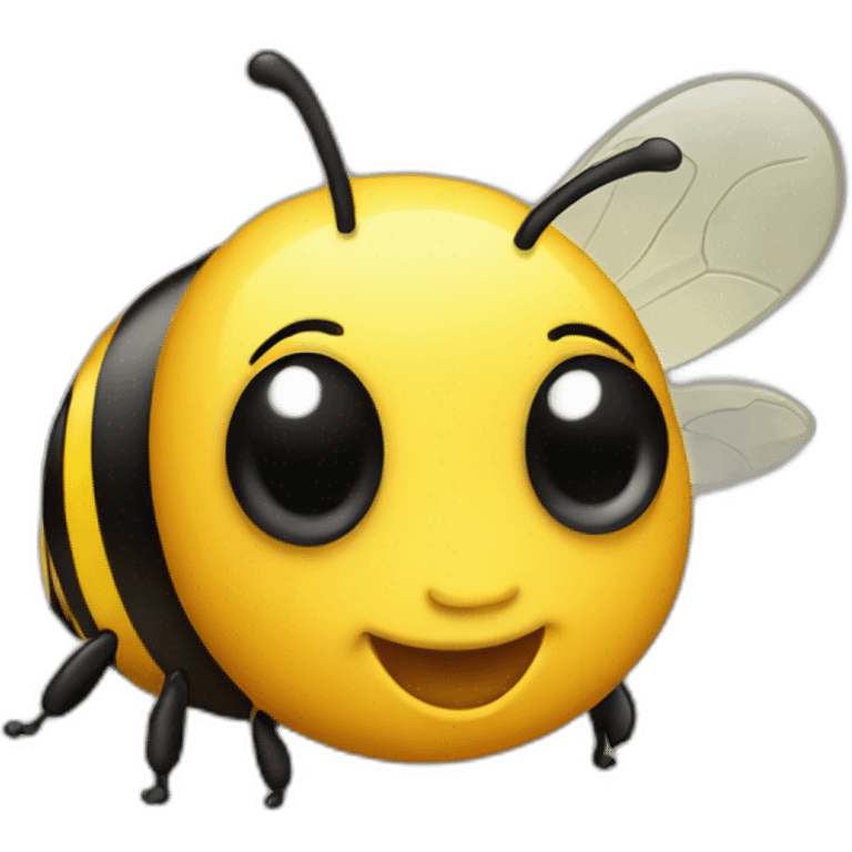 Cute little bee emoji