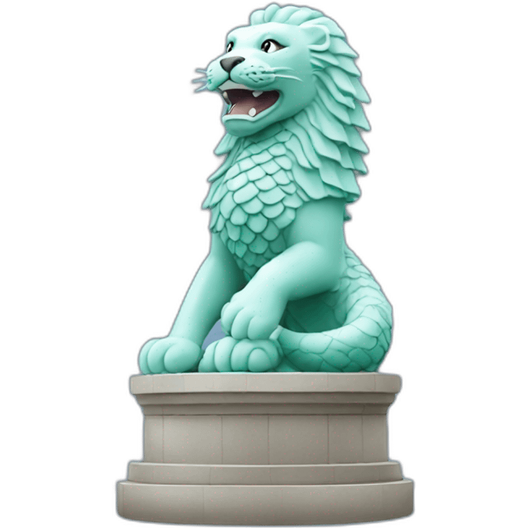 Merlion statue emoji