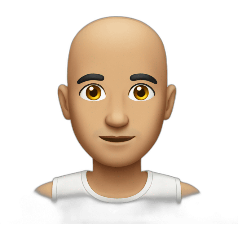 egyptian bald guy emoji