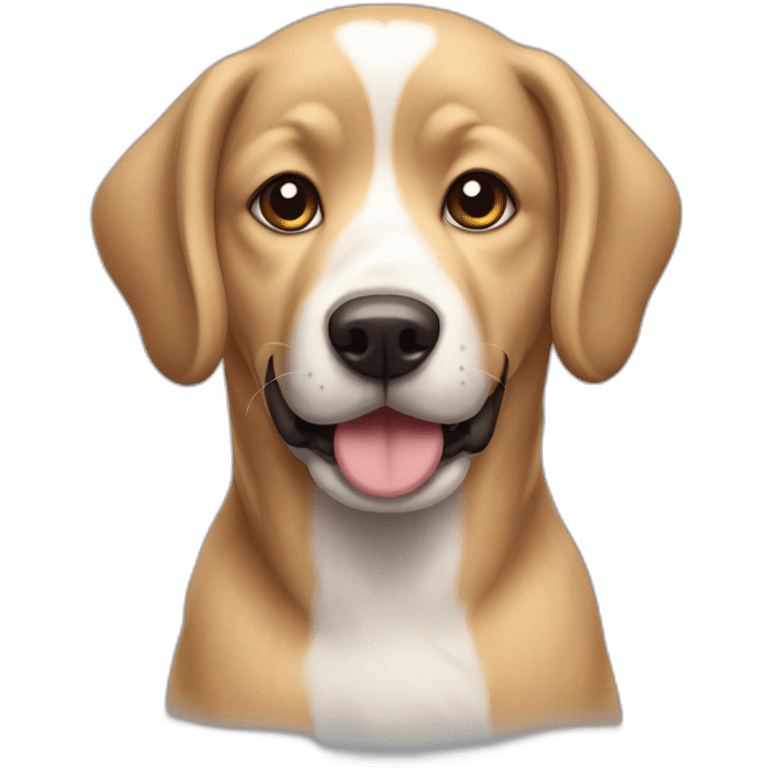 Chien mignon emoji