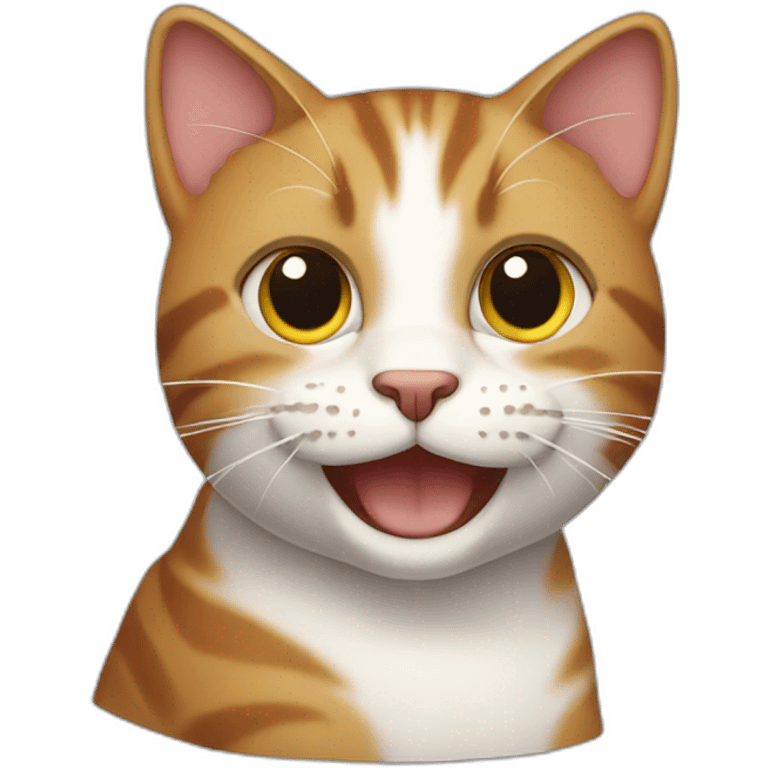 Cat who smile  emoji