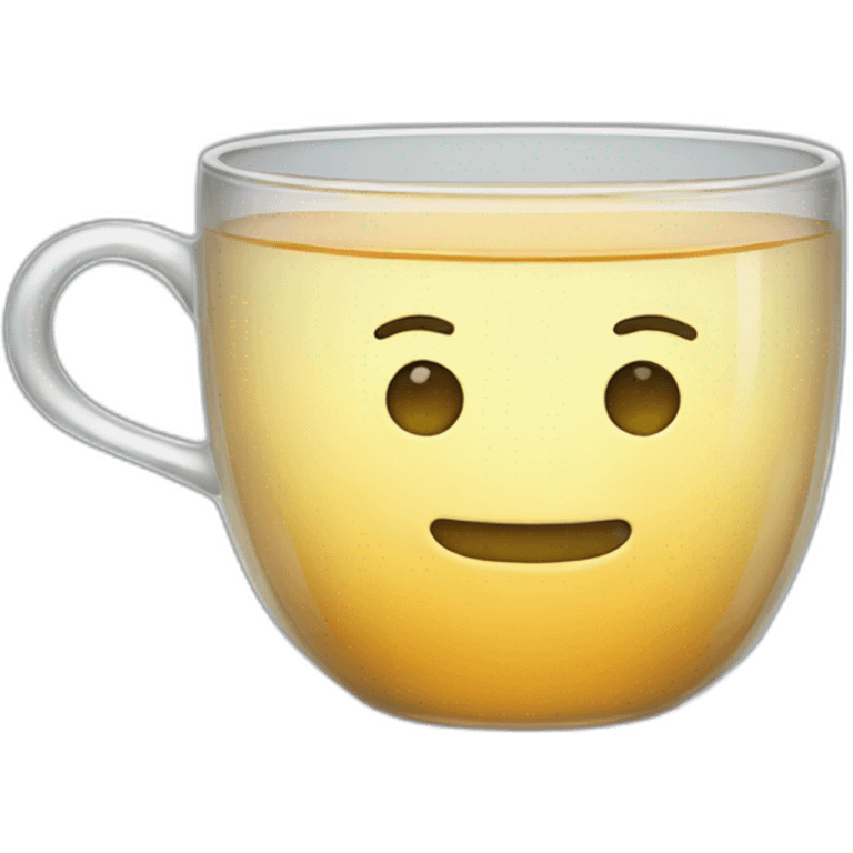 Glass tea cup emoji