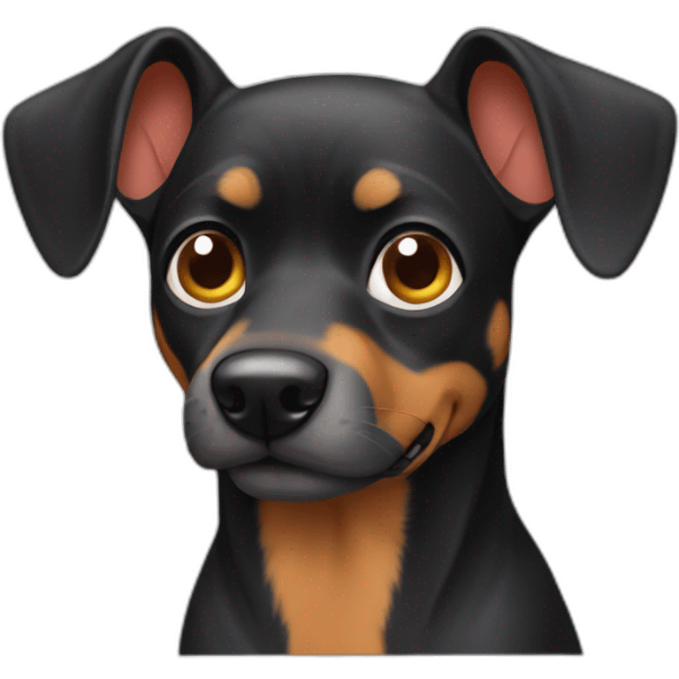 Pincher dog emoji