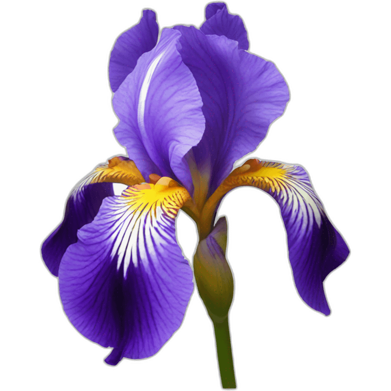 Iris flower emoji