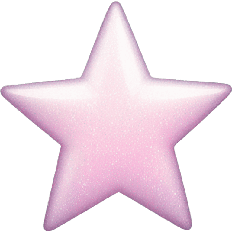 pale pink star sparkle emoji