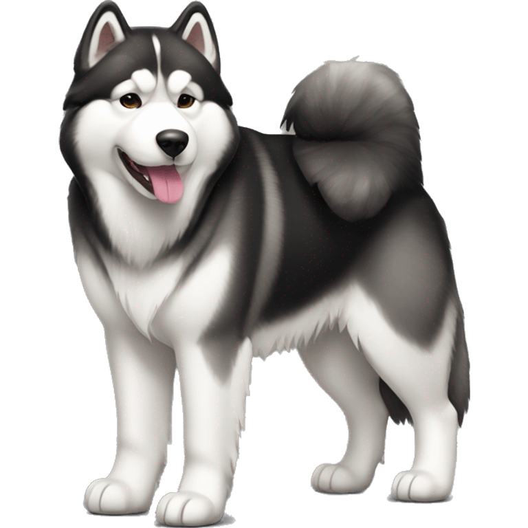 Alaskan Malamute full body emoji