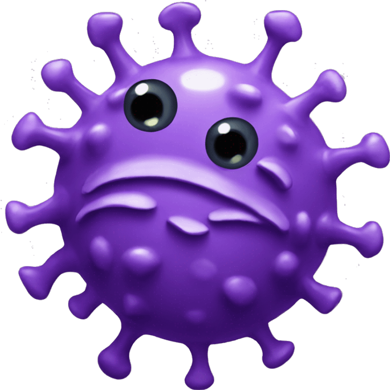 coronavirus violet funny emoji