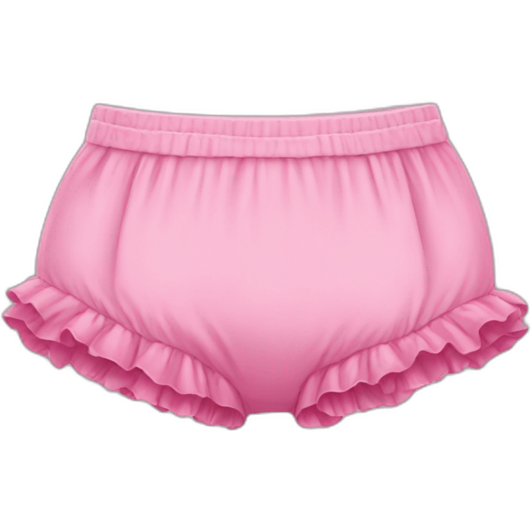 Pink bloomers with long legs emoji