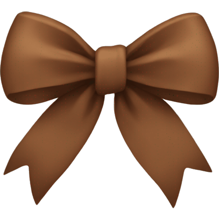 Brown bow emoji