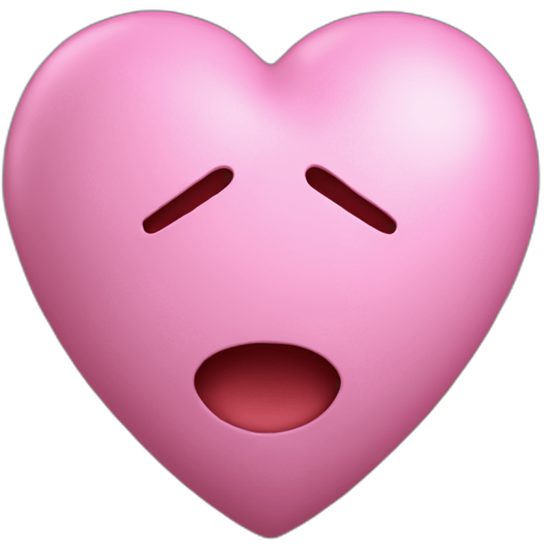 3D heart emoji