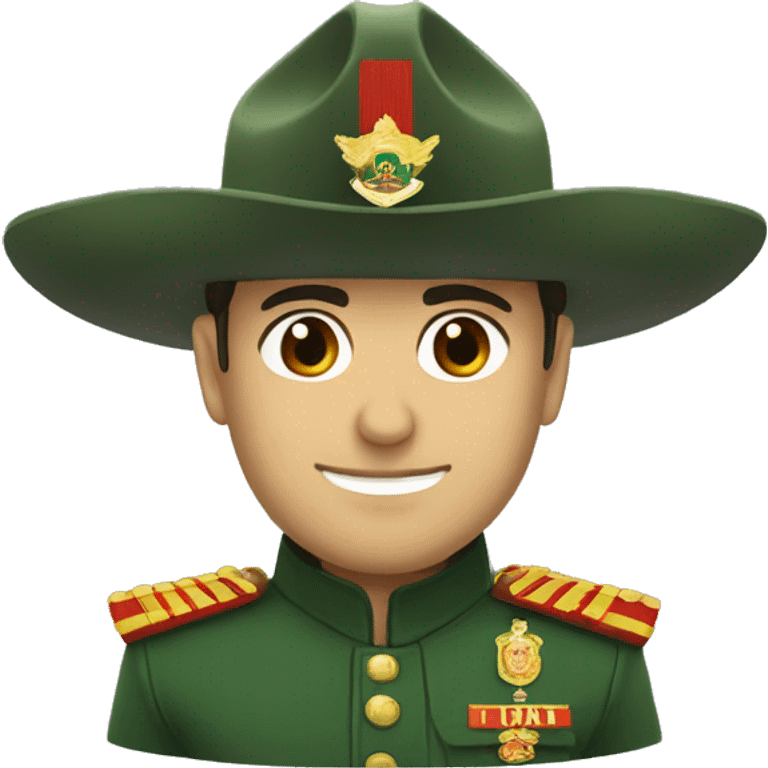 Sombrero guardia civil emoji