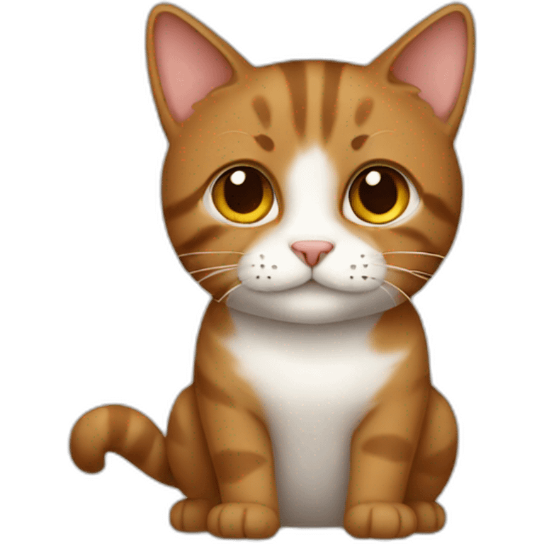 Cat brown emoji