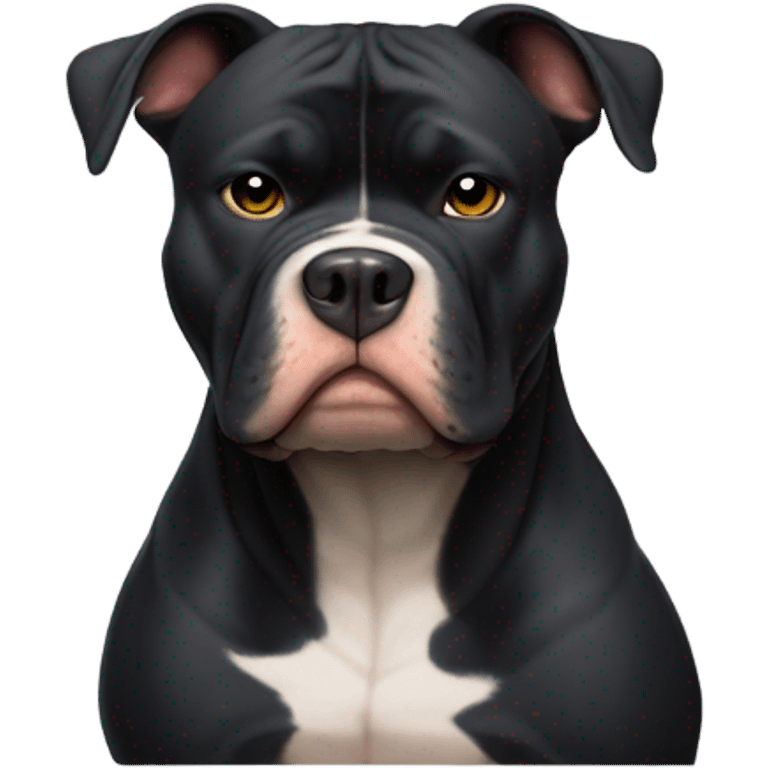 black american bully with blunt emoji