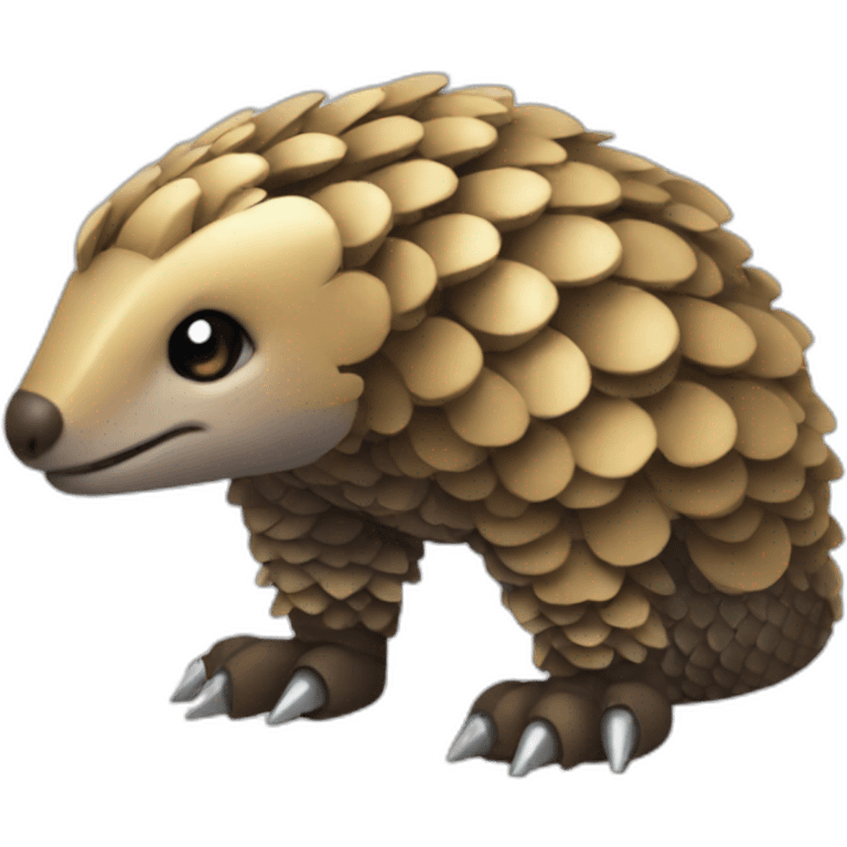 robot pangolin emoji