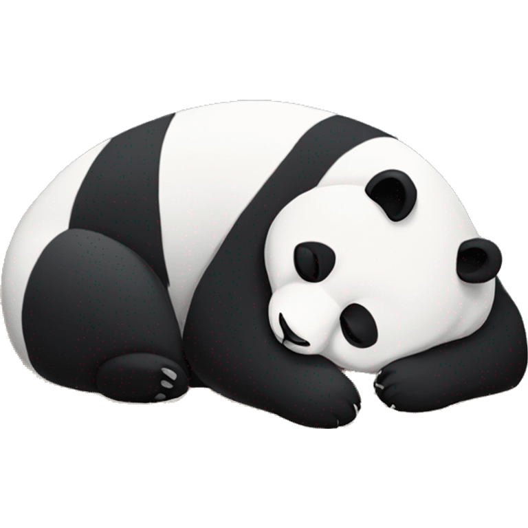 panda sleeping emoji