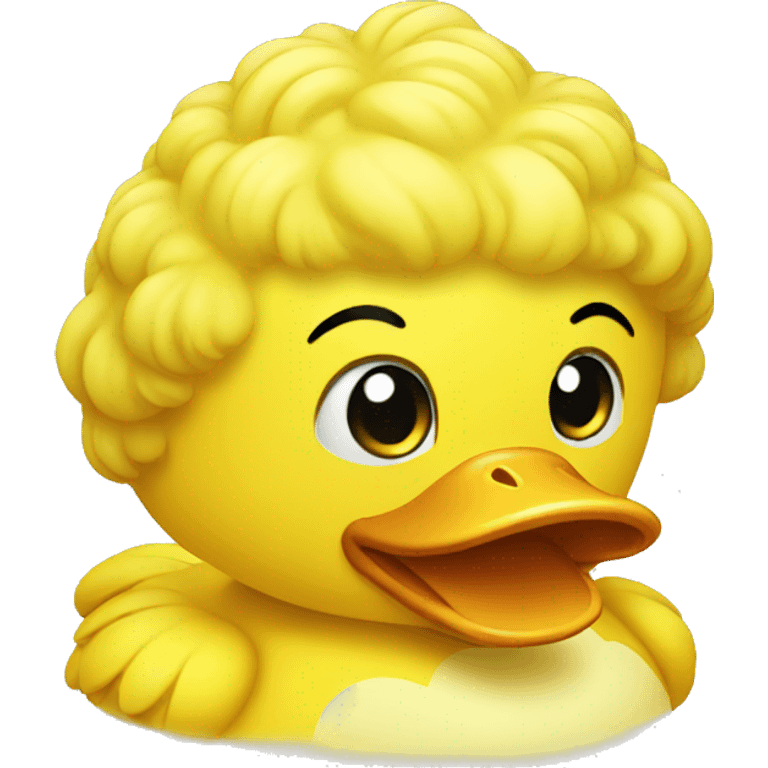 yellow bathduck emoji