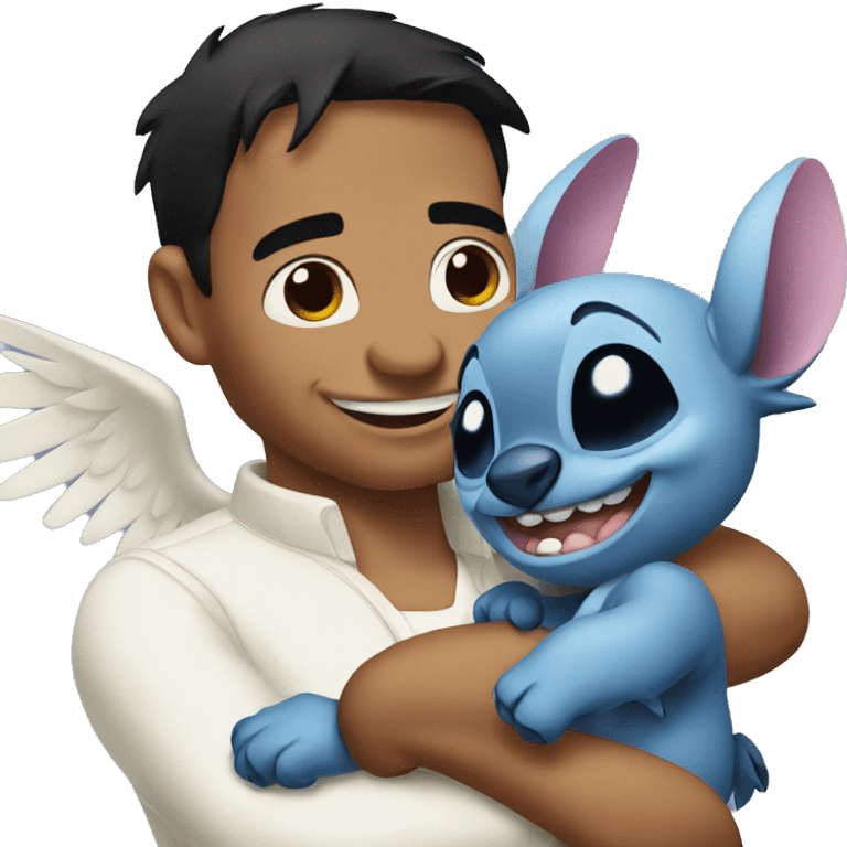 Stitch and angel emoji