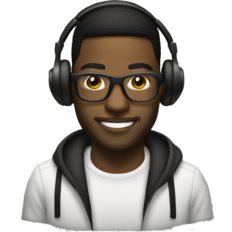 black dj emoji