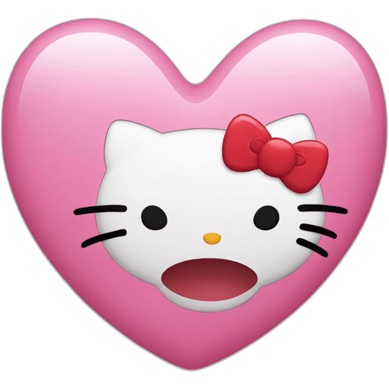 hello kitty kiss emoji