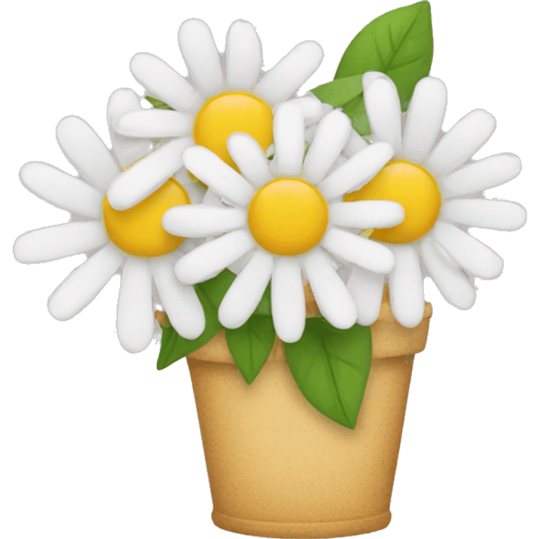  flor margarita con las palabras Daisy Dreams  emoji