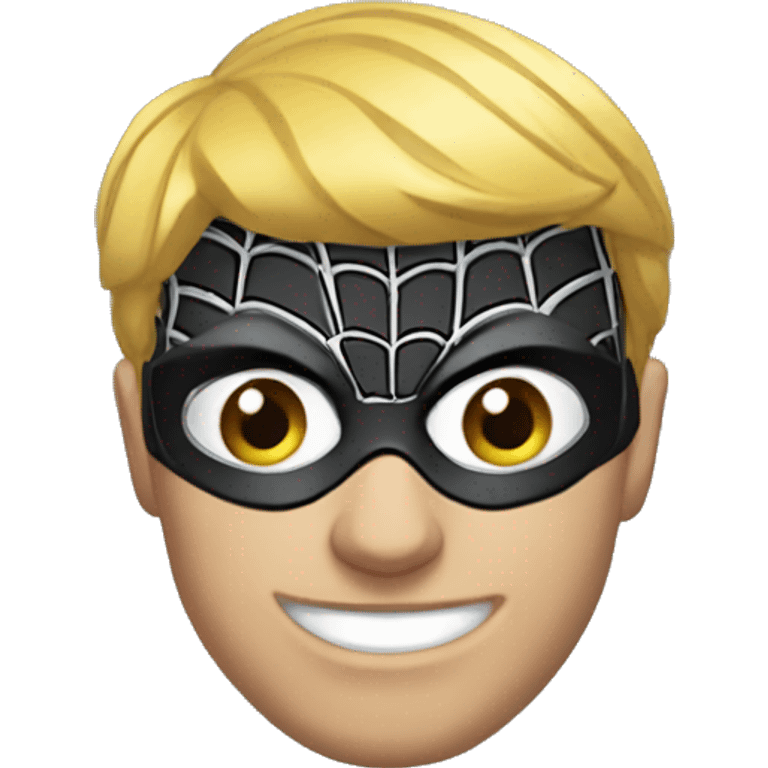 Mascara de spiderman comic emoji