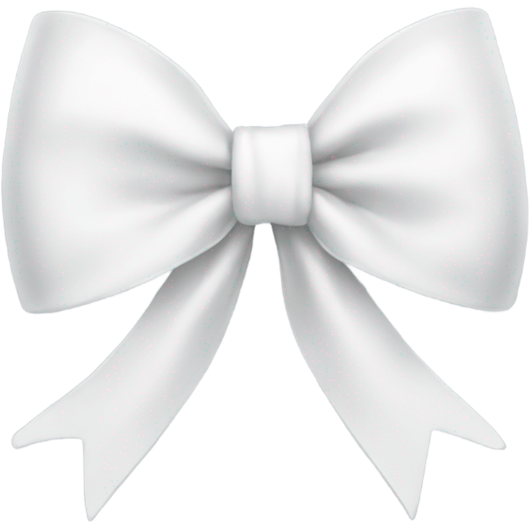 white bow emoji