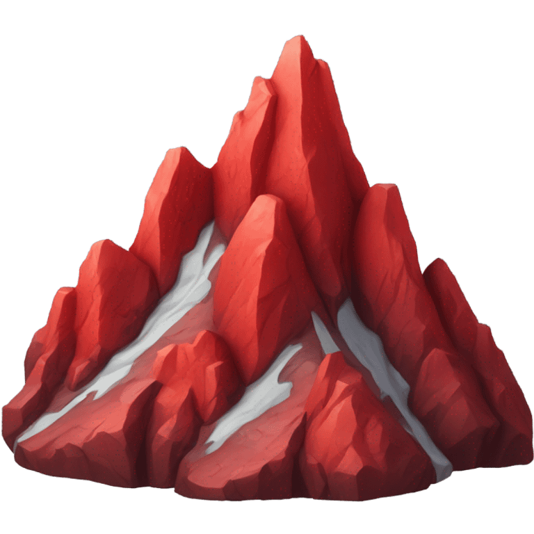 red moutain emoji