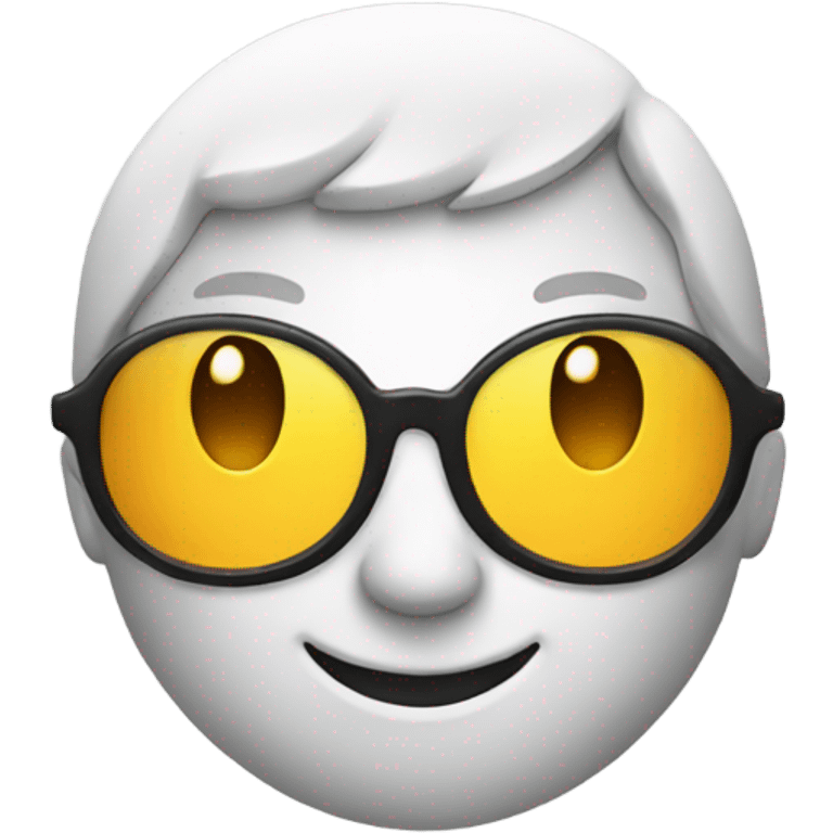 Smile with spec emoji