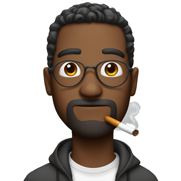 chill guy with cigarette  emoji