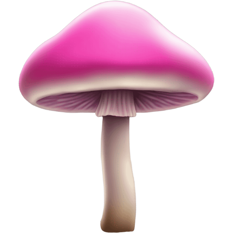 Pink mushroom emoji