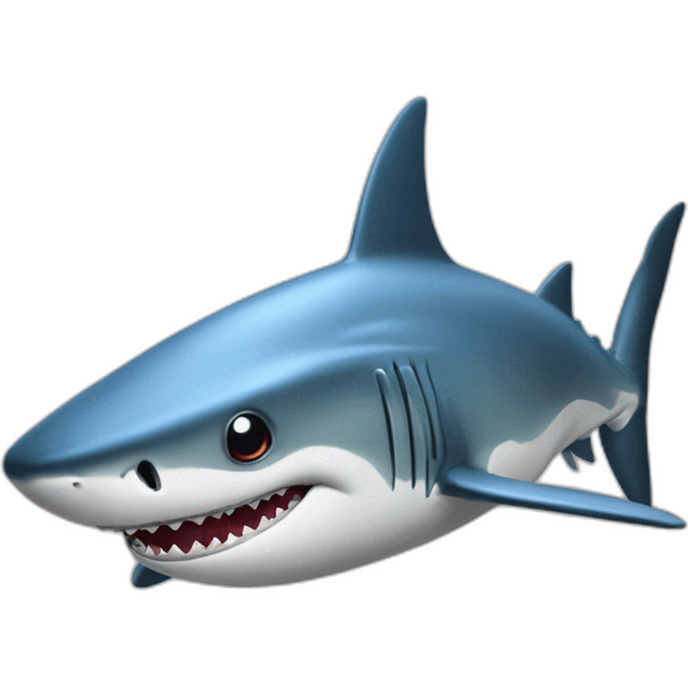 Requin qui fait dodo emoji