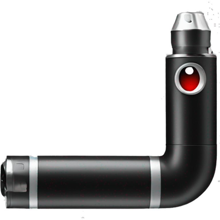 Black E-cigarettes with smoke emoji