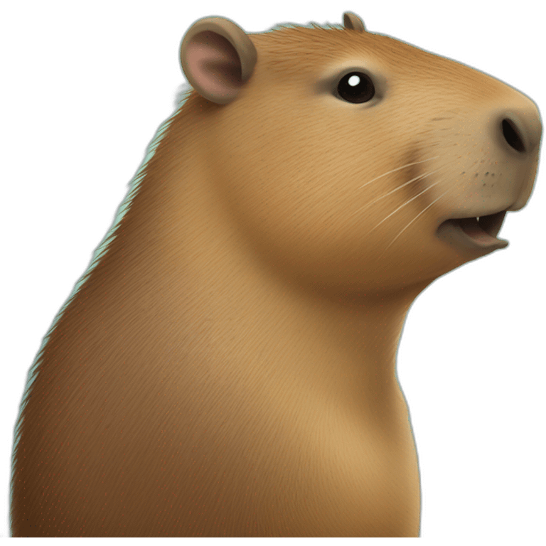 capybara using computer emoji