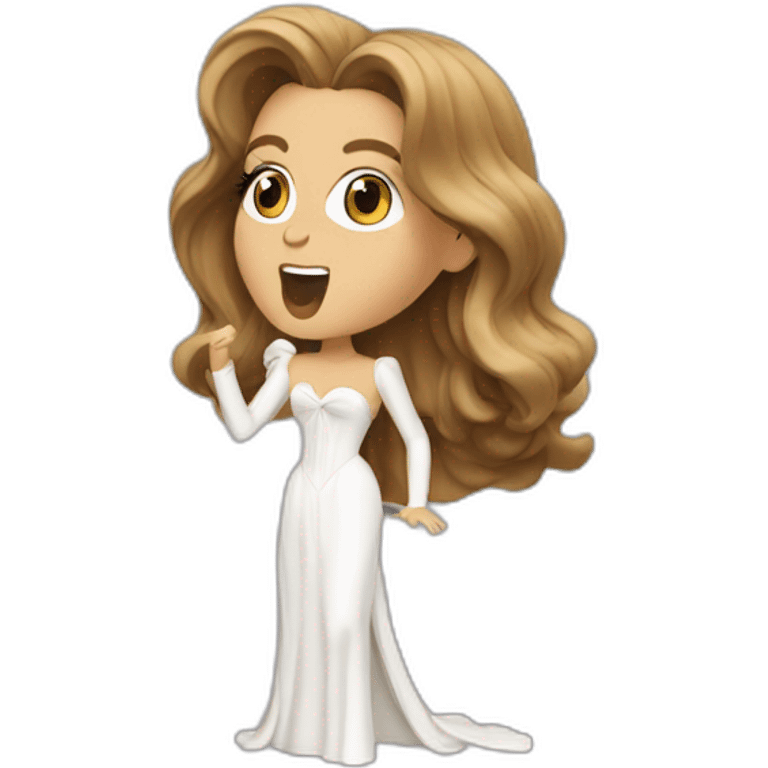 Celine dion singing emoji